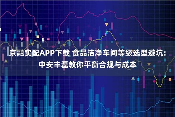 京融实配APP下载 食品洁净车间等级选型避坑:中安丰磊教你平衡合规与成本
