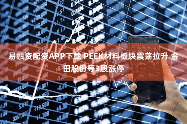 易融资配资APP下载 PEEK材料板块震荡拉升 金田股份等3股涨停
